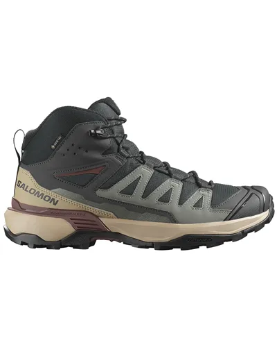 Salomon X Ultra 360 Mid GTX Gore-Tex Men's Trekking Boots, Phantom/Desert Tan/Rum Raisin