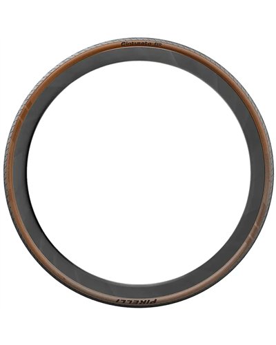 Pirelli Cinturato Evo TLR 700X32 Tubeless Ready Tyre, Black/Brown (Classic)