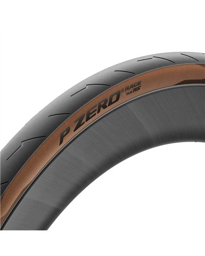 Pirelli P Zero Race RS TLR 700X28 Tubeless Ready Tyre, Black/Brown (Classic)