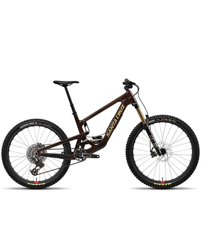 Santa Cruz Bronson 5 CC Mullet 27.5/29 Sram X0 Eagle AXS 12v Reserve Taglia M, Root Beer