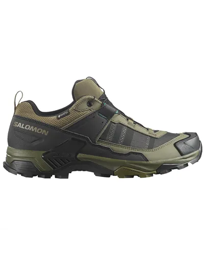 Salomon X Ultra 5 GTX Gore-Tex Scarpe Trekking Uomo, Olive Night/Black/Bistro Green