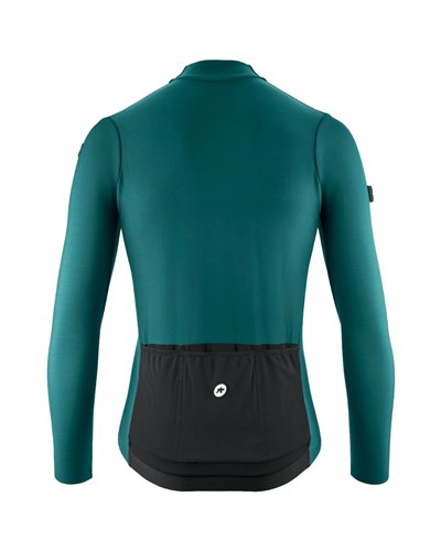 Assos Mille GT Spring Summer C2 Maglia Maniche Lunghe Uomo Full Zip, Foundation Green