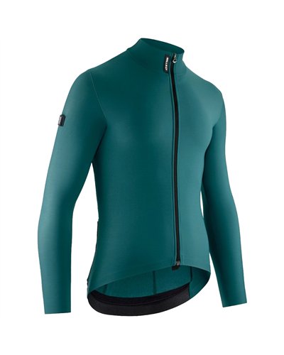 Assos Mille GT Spring Summer C2 Maglia Maniche Lunghe Uomo Full Zip, Foundation Green