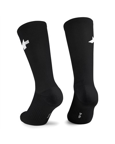 Assos Spring Fall P1 Cycling Socks, Black Series