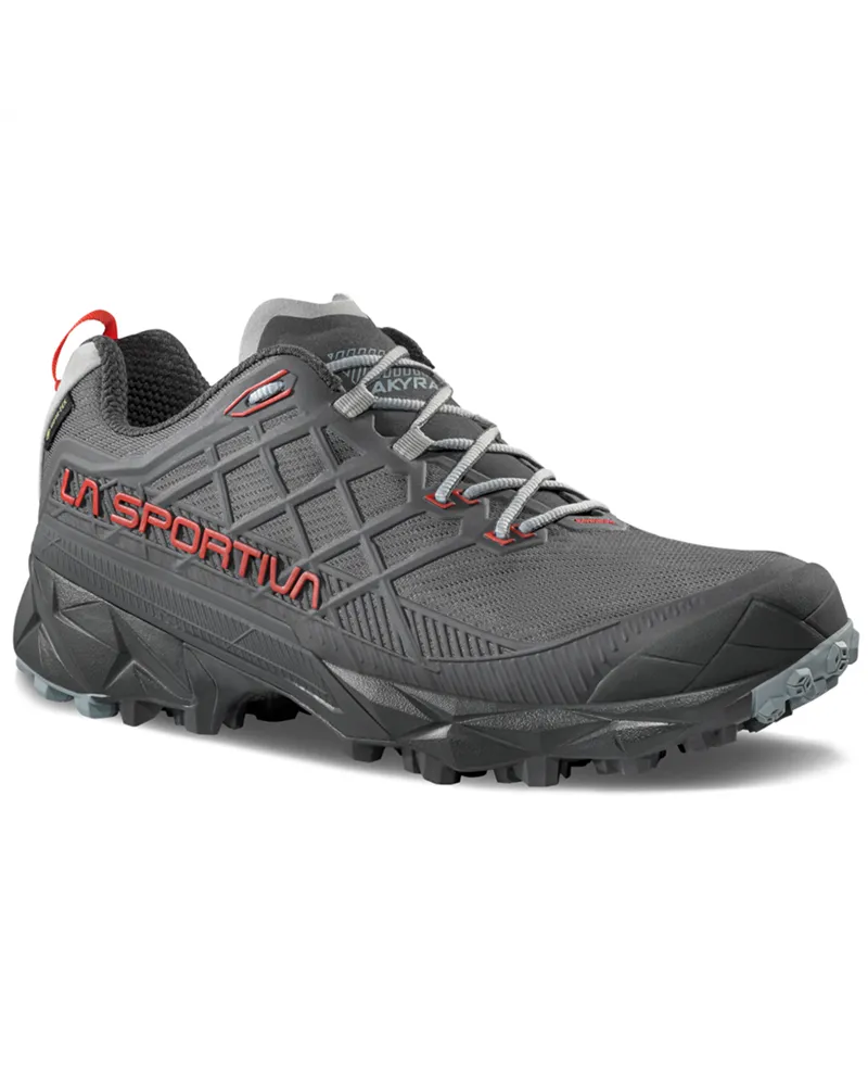 La Sportiva Akyra II GTX Gore-Tex Scarpe Trail Running Uomo, Carbon/Mountain Red