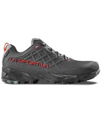 La Sportiva Akyra II GTX Gore-Tex Scarpe Trail Running Uomo, Carbon/Mountain Red
