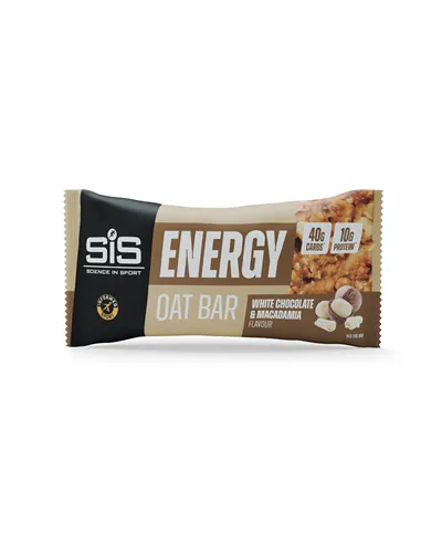 SIS GO Energy Oat Bar Barretta Energetica Gusto Cioccolato Bianco/Macadamia, 4 pz da 70gr