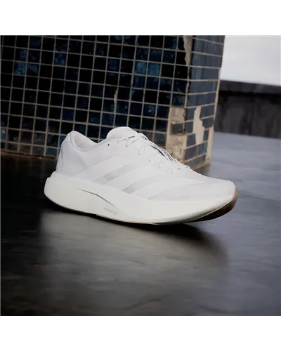 Adidas Adizero Evo SL Scarpe Running Uomo, Cloud White/Cloud White/Warm Sandstone
