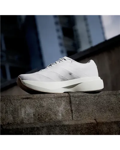 Adidas Adizero Evo SL Scarpe Running Uomo, Cloud White/Cloud White/Warm Sandstone