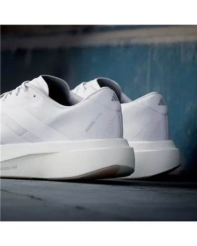 Adidas Adizero Evo SL Scarpe Running Uomo, Cloud White/Cloud White/Warm Sandstone
