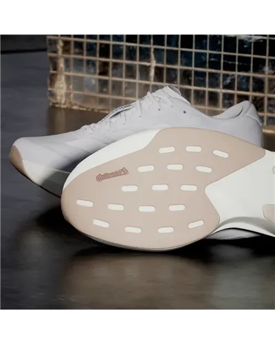 Adidas Adizero Evo SL Scarpe Running Uomo, Cloud White/Cloud White/Warm Sandstone