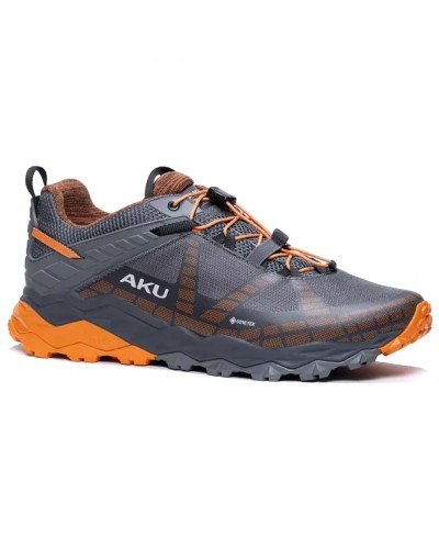 Aku Flyrock GTX Gore-Tex Men's Fast Hiking Shoes, Black/Orange