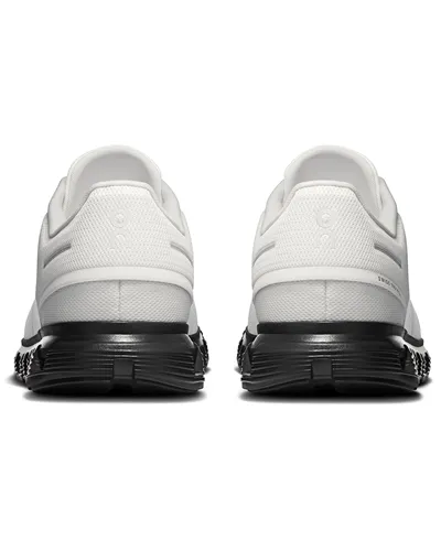 On Cloud 6 Men's Running Shoes, White/Black