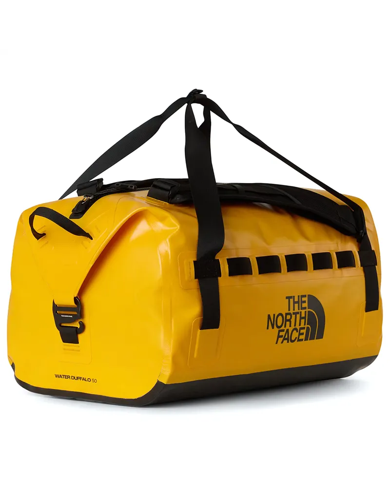 The North Face Base Camp Waterproof  Duffel - 50 Liters, Summit Gold/TNF Black