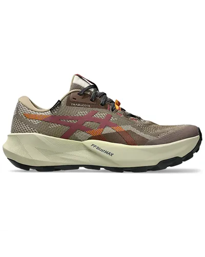 Asics Gel-Trabuco 14 GTX Gore-Tex Men's Trail Running Shoes, Taupe Grey/Oatmeal