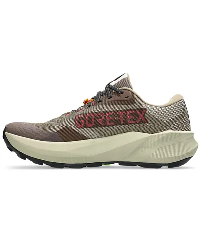 Asics Gel-Trabuco 14 GTX Gore-Tex Men's Trail Running Shoes, Taupe Grey/Oatmeal