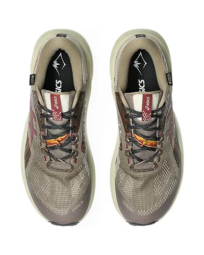 Asics Gel-Trabuco 14 GTX Gore-Tex Men's Trail Running Shoes, Taupe Grey/Oatmeal