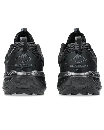 Asics Gel-Sonoma 8 GTX Gore-Tex Men's Trail Running Shoes, Black/Carrier Grey