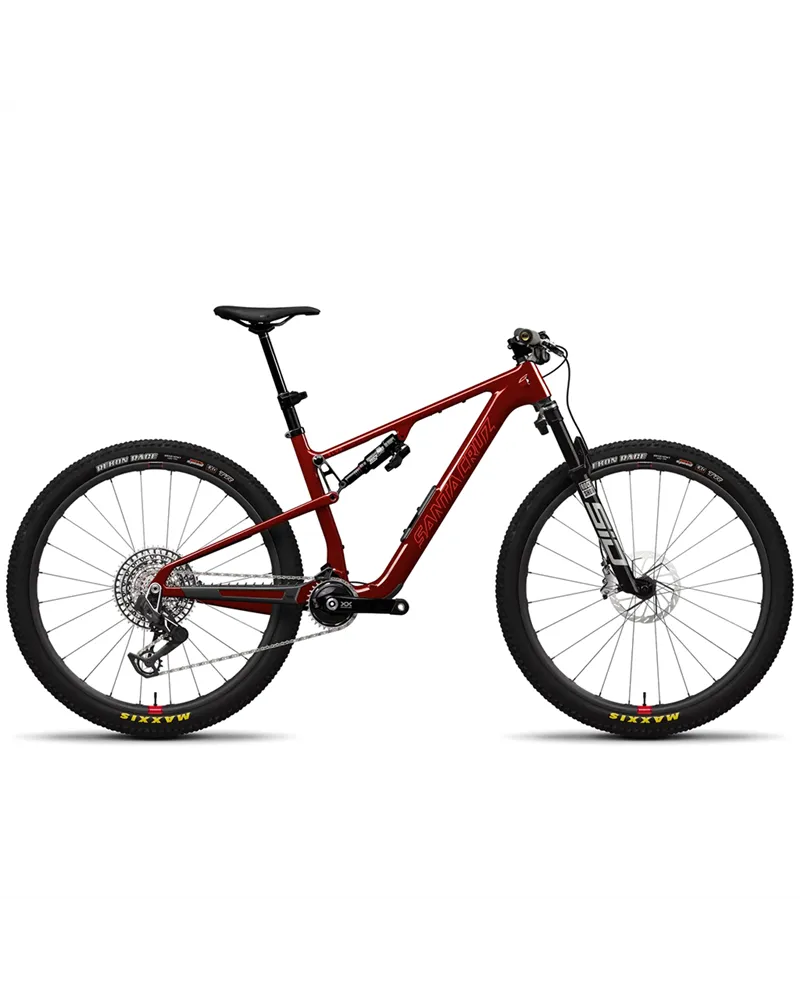 Santa Cruz Blur 5 CC 29 Sram XX Eagle AXS 12v Race Reserve, Gloss Tart Cherry