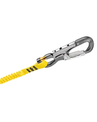 Petzl Eashook Open Connettore Grigio/Giallo