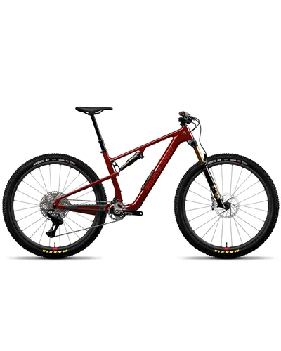 Santa Cruz Blur 5 CC 29 Shimano XTR Di2 12sp Reserve, Gloss Tart Cherry