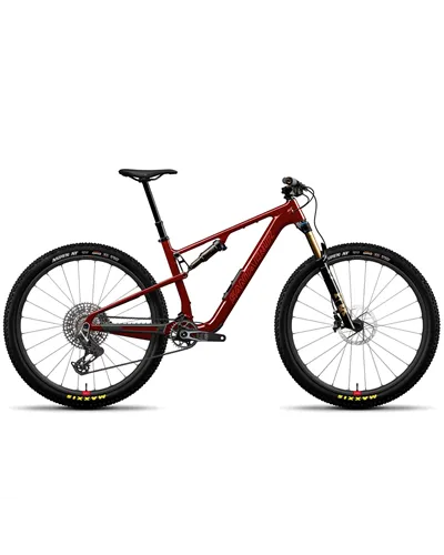 Santa Cruz Blur 5 CC 29 Sram X0 Eagle AXS 12sp Reserve, Gloss Tart Cherry