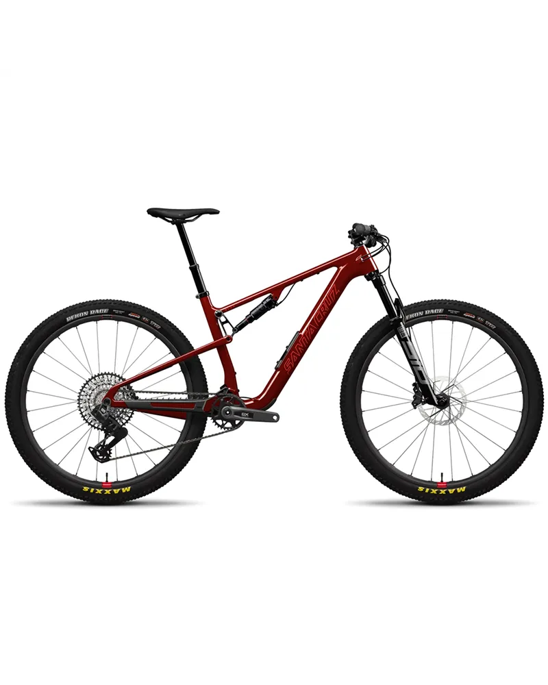 Santa Cruz Blur 5 CC 29 Sram GX Eagle AXS 12sp Race Reserve, Gloss Tart Cherry
