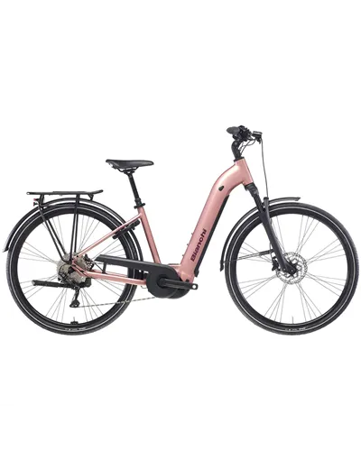 Bianchi T-Tronik C 8.2 Shimano Deore 10v - Bosch 600Wh, YI Rose Metallic/Bordeaux Full Matt MY26