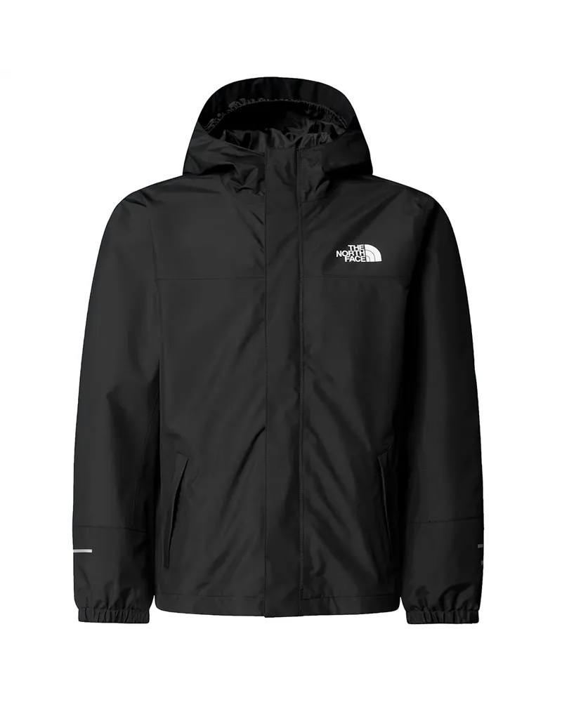 The North Face Antora Rain Boy's Waterproof/Windproof Jacket, TNF Black/TNF Black