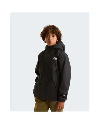 The North Face Antora Rain Boy's Waterproof/Windproof Jacket, TNF Black/TNF Black