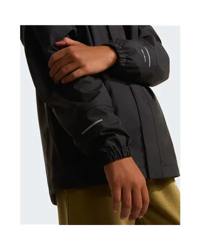 The North Face Antora Rain Boy's Waterproof/Windproof Jacket, TNF Black/TNF Black