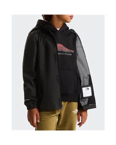 The North Face Antora Rain Boy's Waterproof/Windproof Jacket, TNF Black/TNF Black