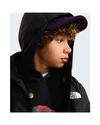 The North Face Antora Rain Boy's Waterproof/Windproof Jacket, TNF Black/TNF Black