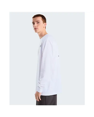 The North Face Evolution Box NSE Maglia Maniche Lunghe Uomo, TNF White