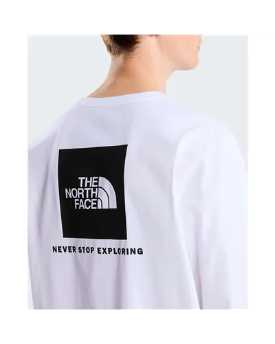 The North Face Evolution Box NSE Maglia Maniche Lunghe Uomo, TNF White