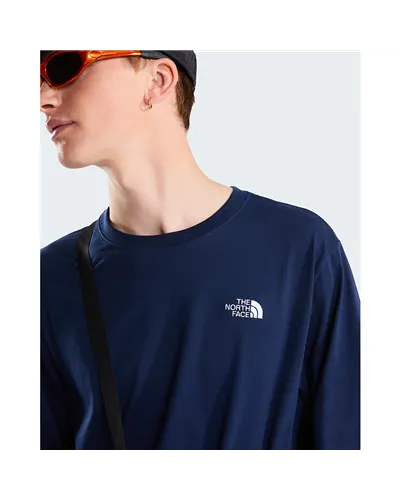 The North Face Evolution Simple Dome Maglia Maniche Lunghe Uomo, Summit Navy