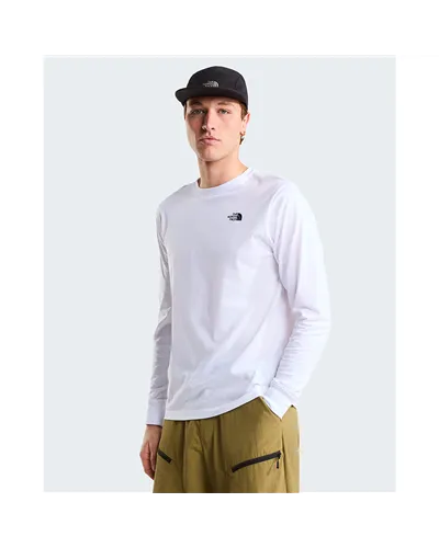 The North Face Evolution Simple Dome Men's Long Sleeve Jersey, TNF White
