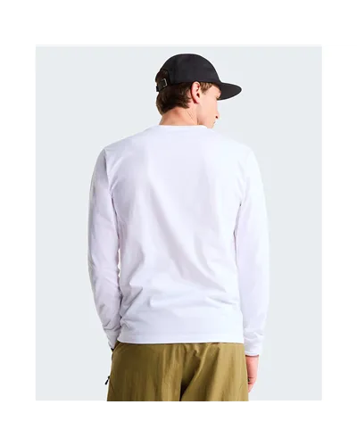 The North Face Evolution Simple Dome Men's Long Sleeve Jersey, TNF White