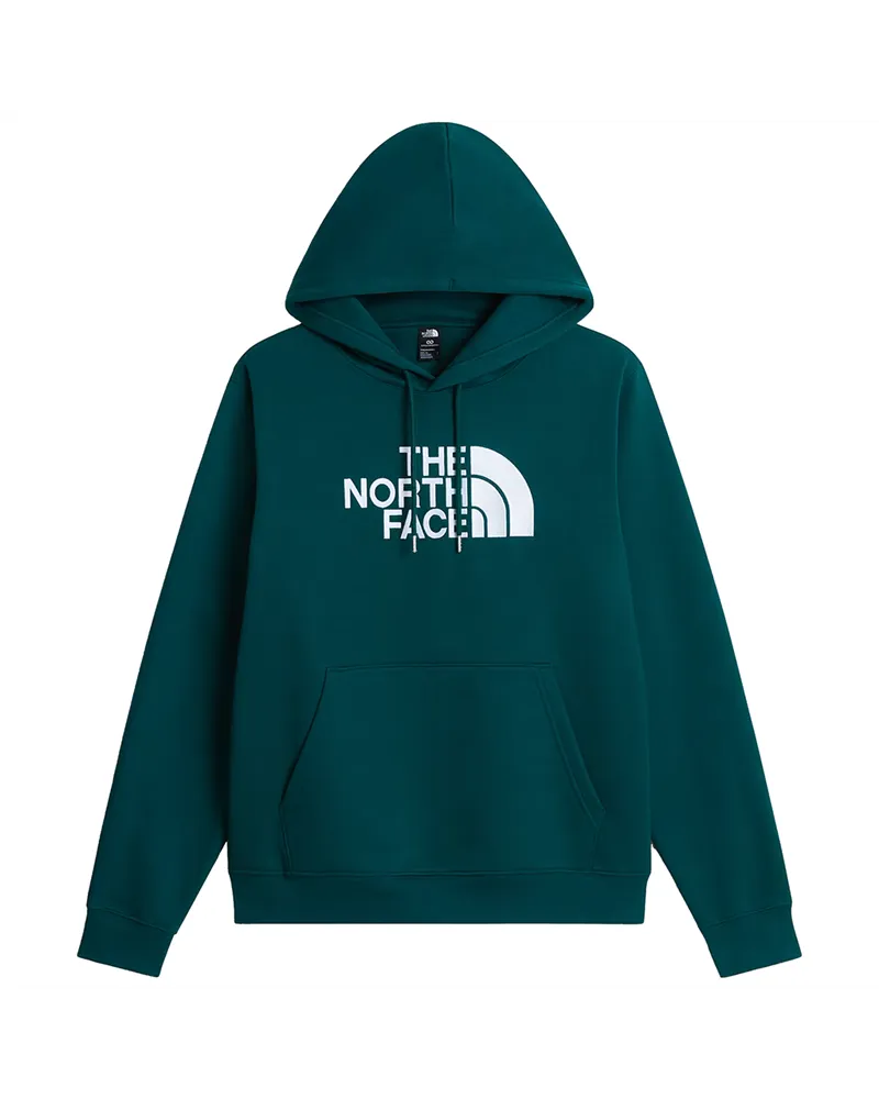 The North Face Essential Drew Peak Felpa con Cappuccio Uomo, Pacific Teal