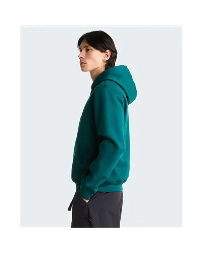 The North Face Essential Drew Peak Felpa con Cappuccio Uomo, Pacific Teal