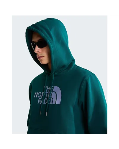 The North Face Essential Drew Peak Felpa con Cappuccio Uomo, Pacific Teal