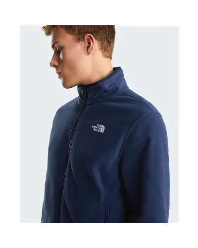 The North Face Glacier Men's Full-Zip Fleece, Summit Navy