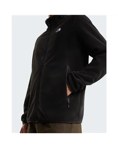 The North Face Glacier Fleece Pile Uomo Full Zip, TNF Black