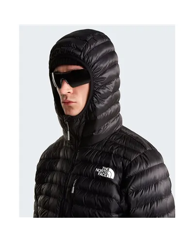The North Face Bettaforca LT WindWall Men's Hooded Down Jacket, TNF Black/Smoked Pearl