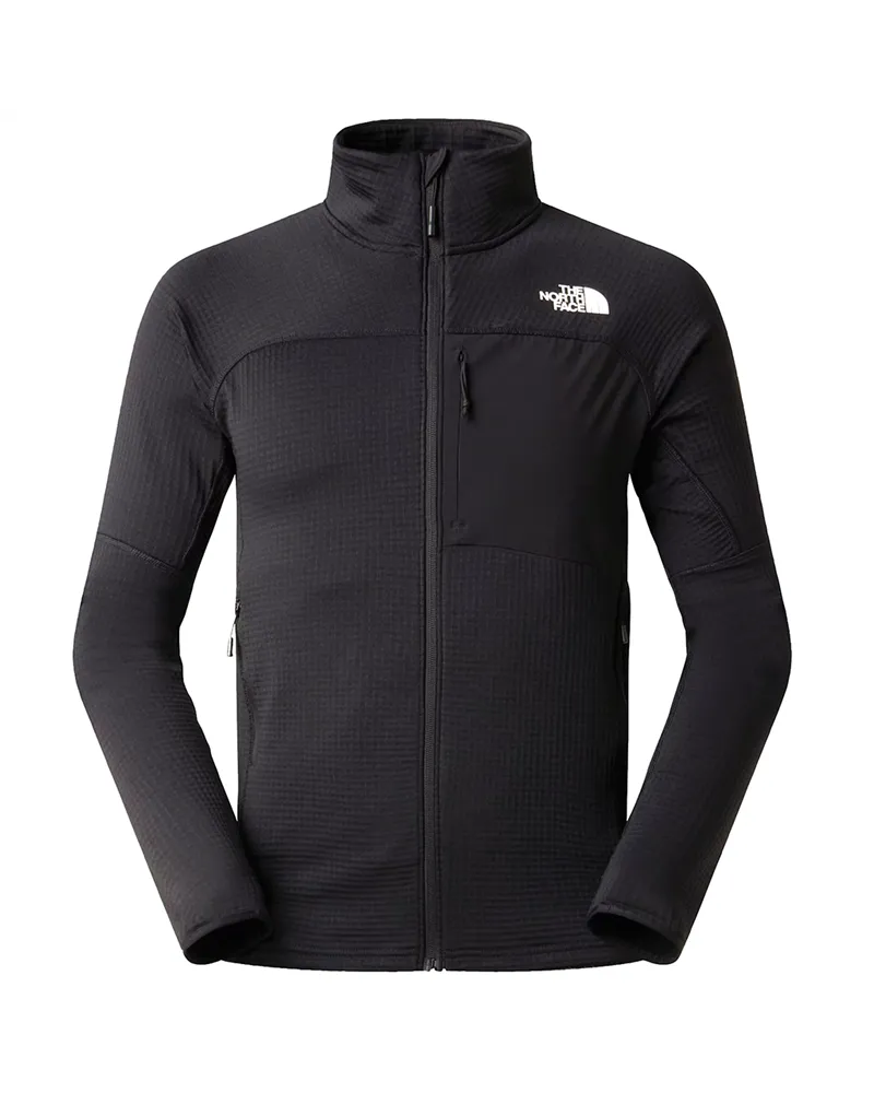 The North Face Stormgap Polartec Power Grid Giacca Midlayer Uomo Full Zip, TNF Black