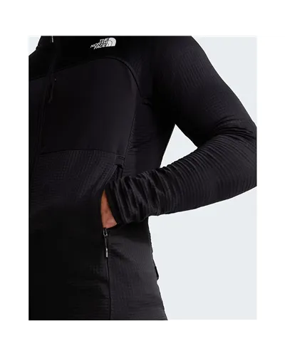 The North Face Stormgap Polartec Power Grid Men's Full-Zip Midlayer Jacket, TNF Black