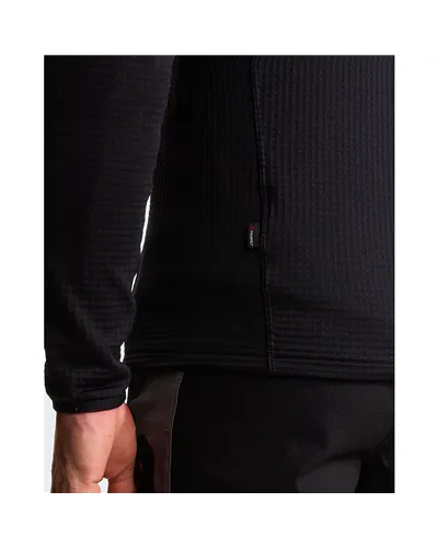 The North Face Stormgap Polartec Power Grid Men's Full-Zip Midlayer Jacket, TNF Black
