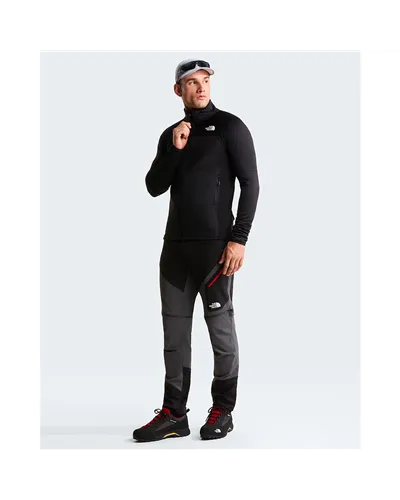 The North Face Stormgap Polartec Power Grid Men's Full-Zip Midlayer Jacket, TNF Black