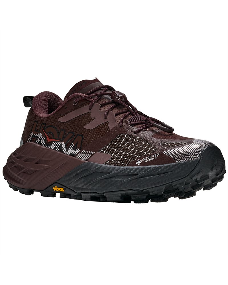 Hoka Speedgoat 7 GTX Gore-Tex Scarpe Trail Running Donna, Deep Mauve/Black