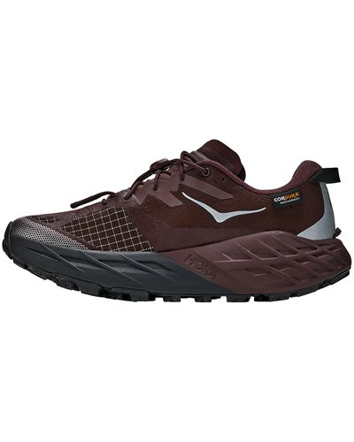 Hoka Speedgoat 7 GTX Gore-Tex Women's Trail Running Shoes, Deep Mauve/Black